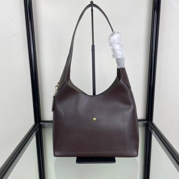 Coach Brooklyn Shoulder Bag 28 – Brass/Maple - Picture 2 of 8